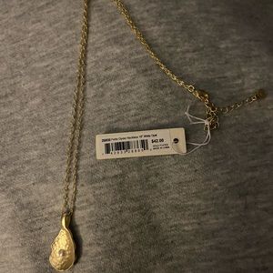 Spartina Petite 18” Oyster Necklace w/White Opal